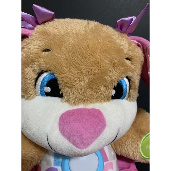 Fisher Price Laugh and Learn Smart Stages Interactive Girl Puppy Dog Plush - Picture 3 of 10
